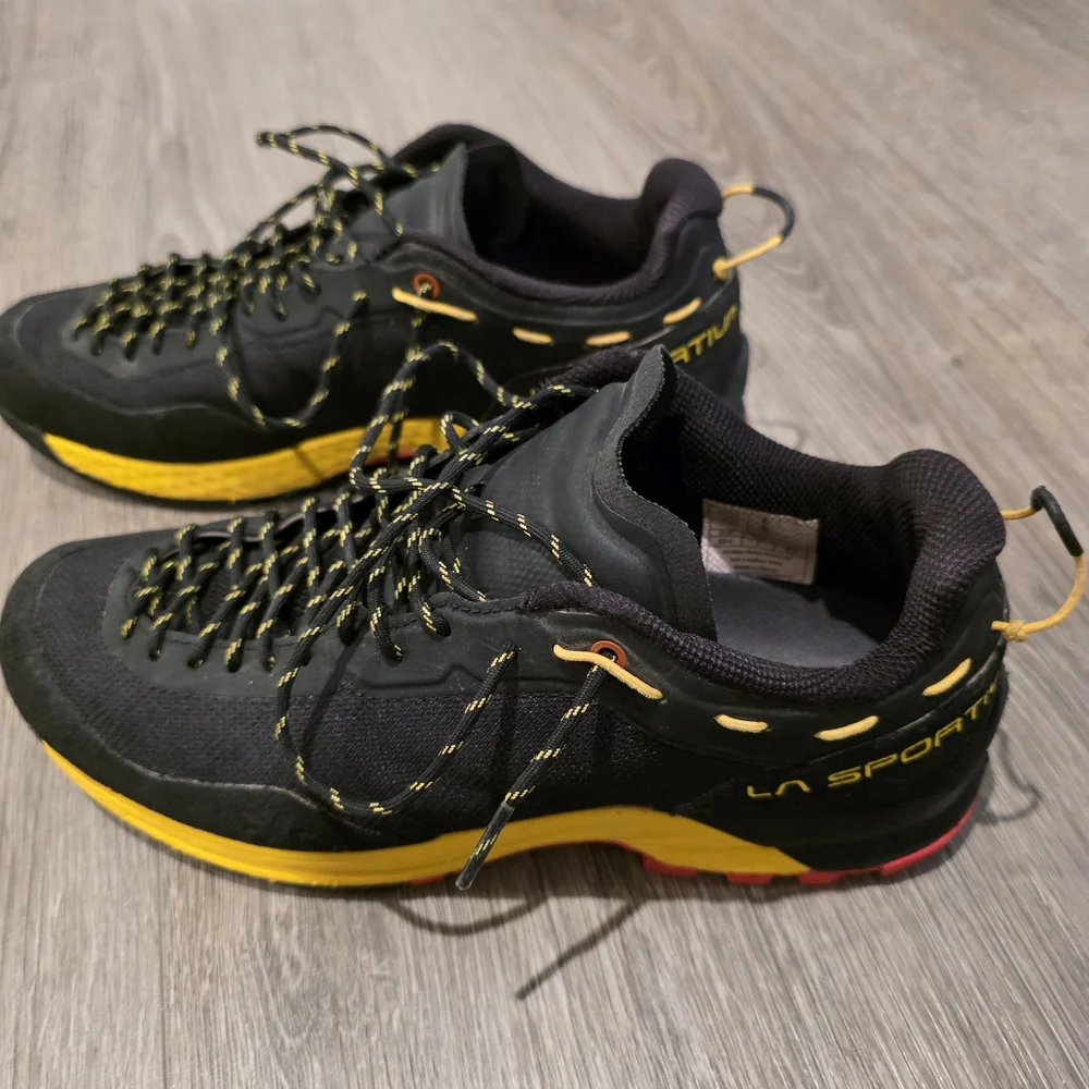 La Sportiva Black and Yellow Athletic Shoes - Picture 2 of 6